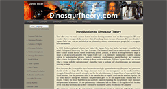 Desktop Screenshot of dinosaurtheory.com